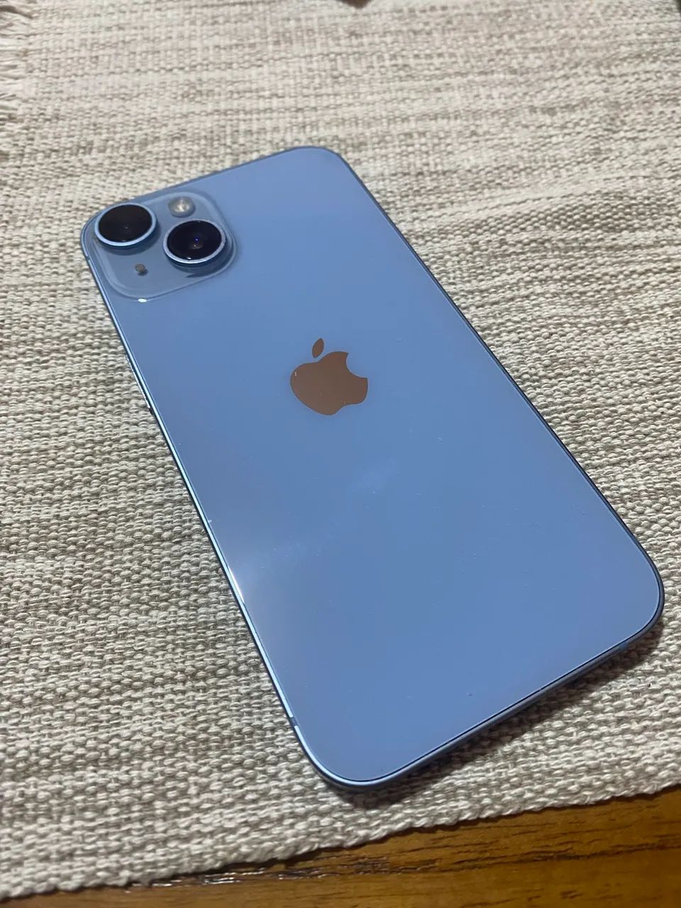 Iphone 14 128GB azul muito bem conservado 