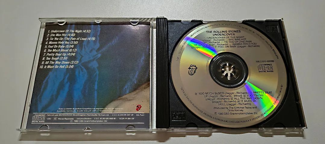 CD The Rolling Stones - Undercover - CBS - Ind. Brasileira - Foto 2