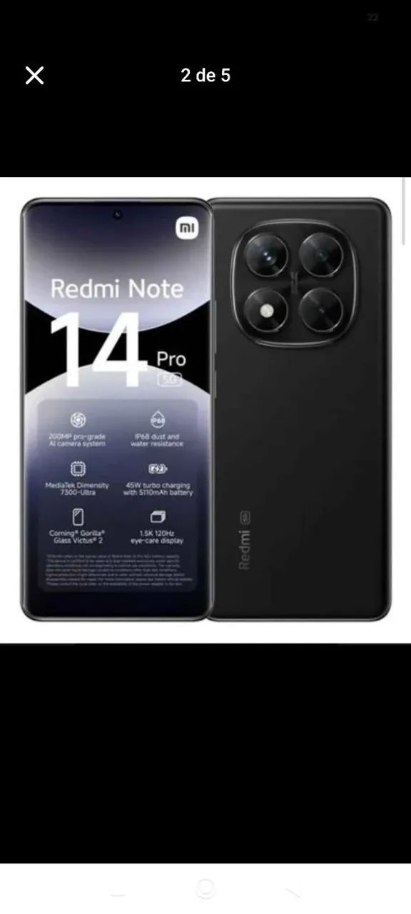 Xiaomi redmi note 14 pro 5G.