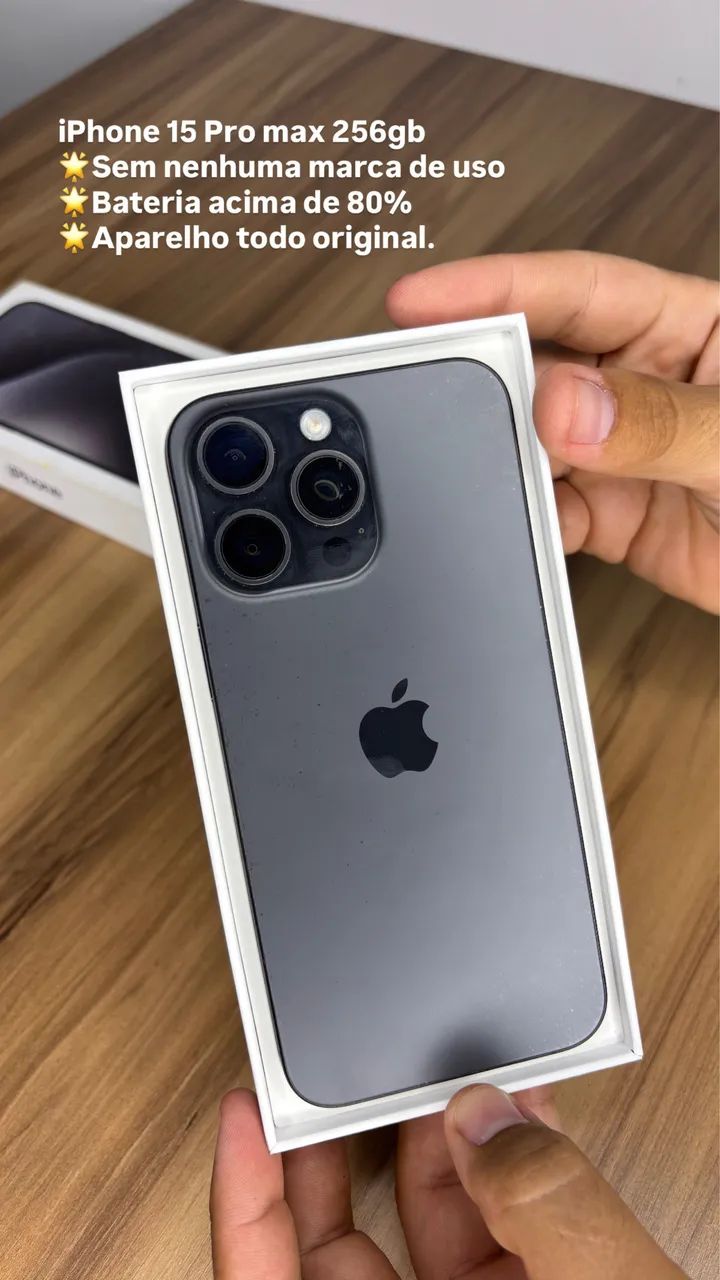 iPhone 15 Pro max 256gb na caixa Apple  - Foto 3