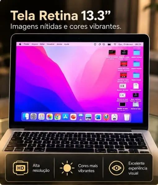 MacBook Pro Apple 2015 - 16 GB de RAM e 512 GB de armazenamento - Foto 3