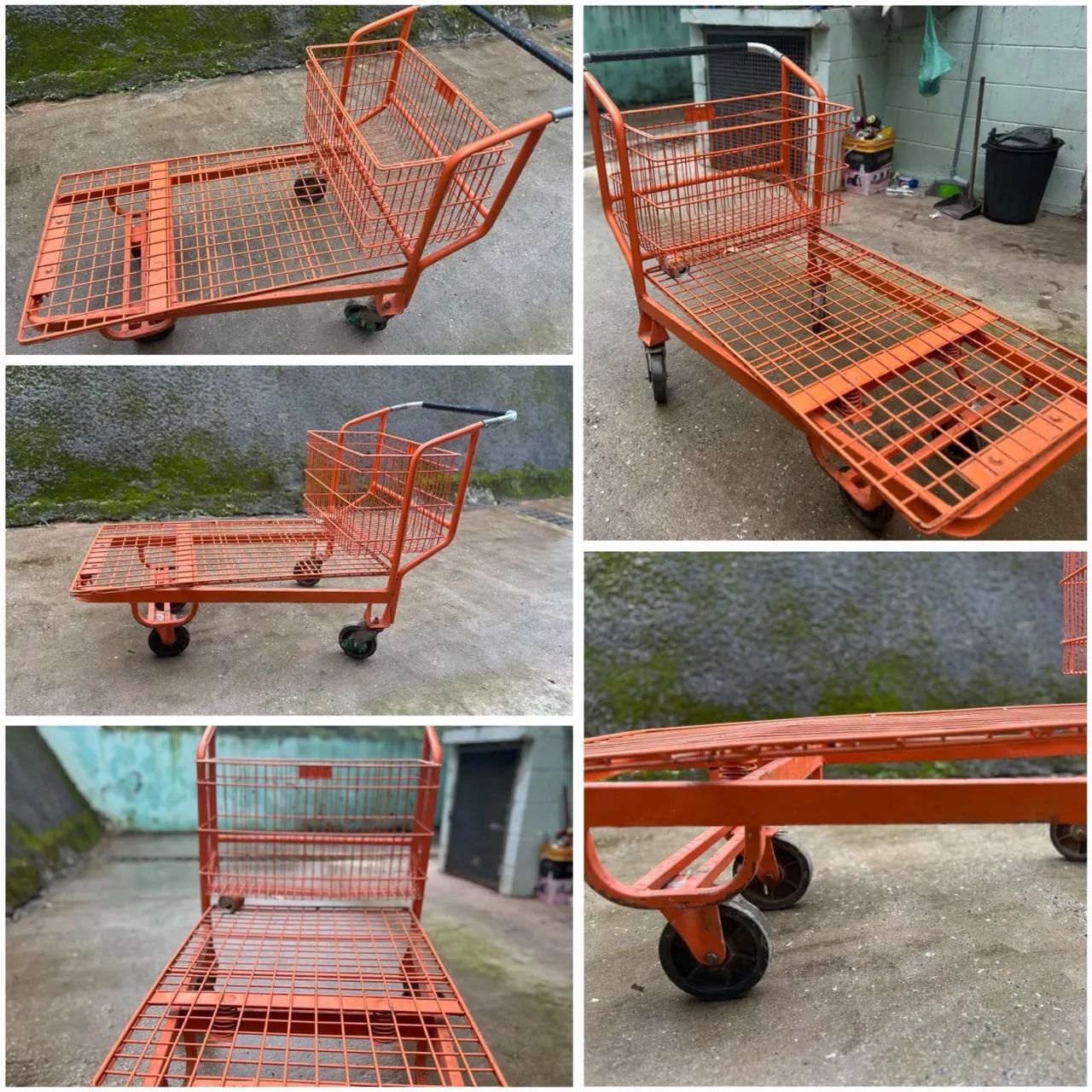 Carrinho plataforma tipo supermercado  - Foto 3
