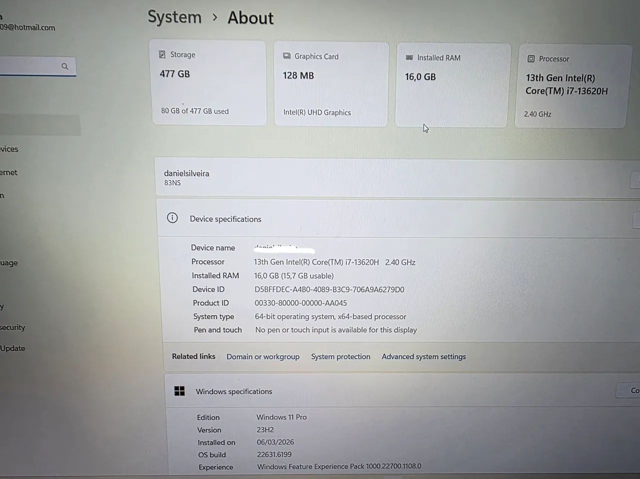 Notebook Lenovo Slin i7 16gb 512gb ssd - Foto 4