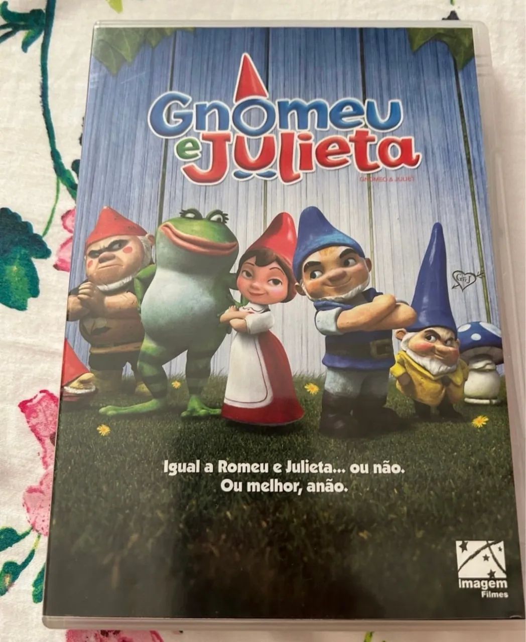 dvd gnomeu e julieta,em ótimo estado. original.