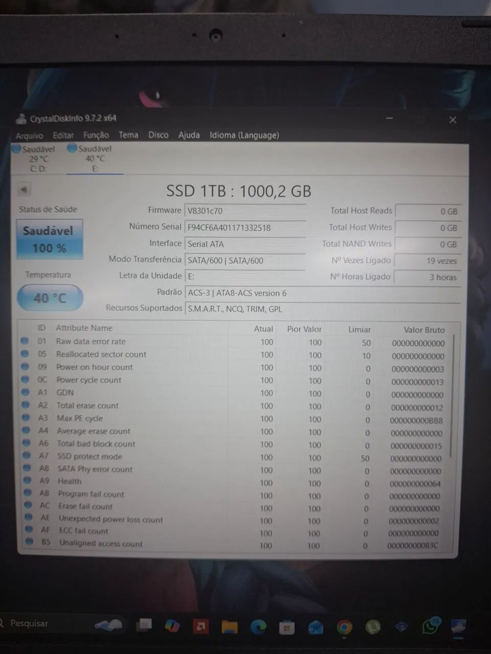 SSD 1TB (novo) - Foto 4