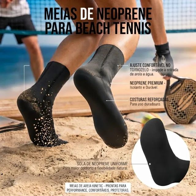Sapatilha Meia Neoprene Mormaii Beach Tennis 3mm