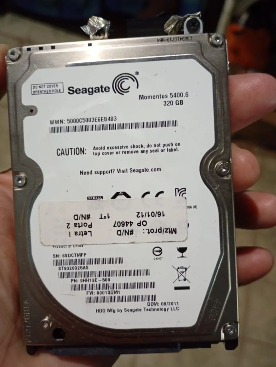 hd 320 gigas seagate notebook - Foto 3