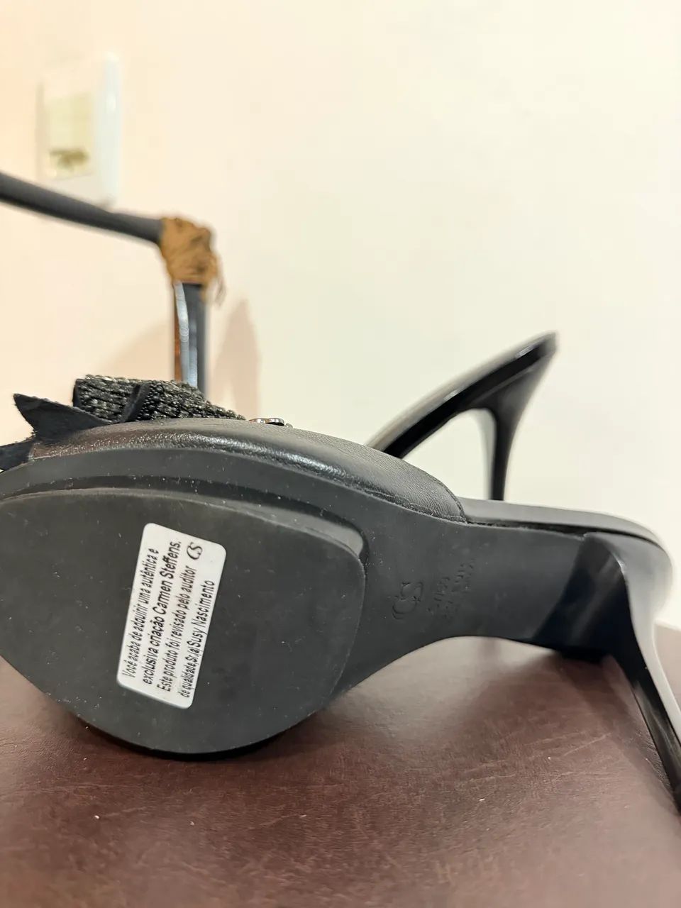 tamanco carmen steffens preto 37 - Foto 3