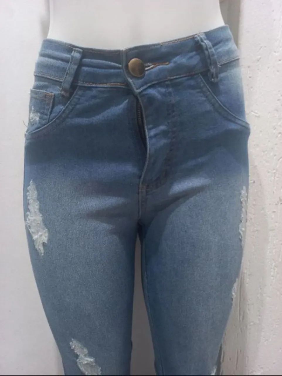 CALÇA JEANS ,NÚMERO 36 COM 116 CENTIMETRO DE COMPRIMENTO - Foto 5