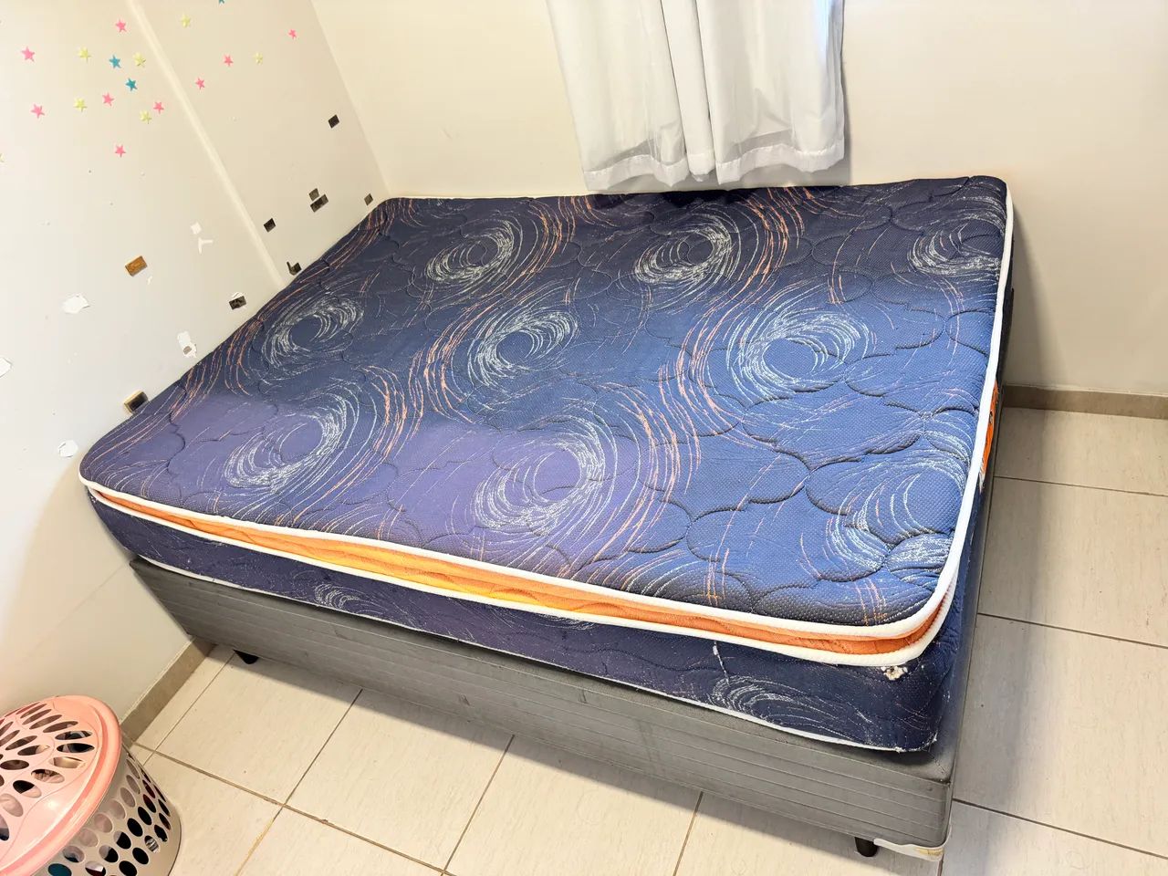 CAMA BOX CASAL - COM MOLAS ENSACADAS - SUPER CONFORTÁVEL! - Foto 5