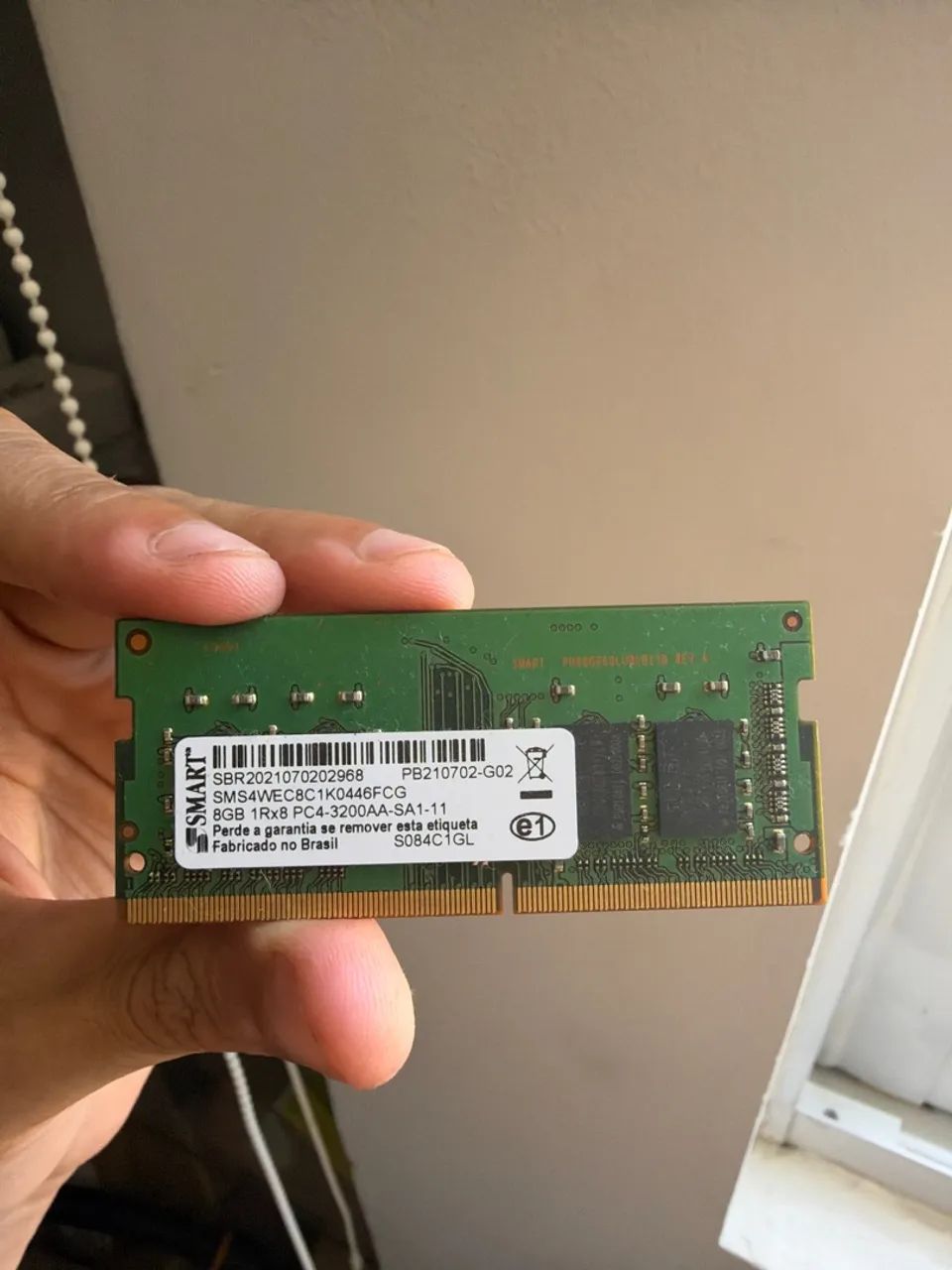 Memoria ram ddr4 8gb