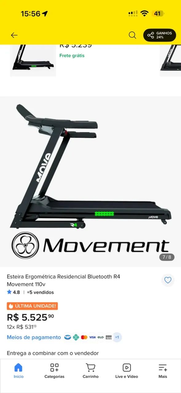 Esteira movement R4 - Foto 3