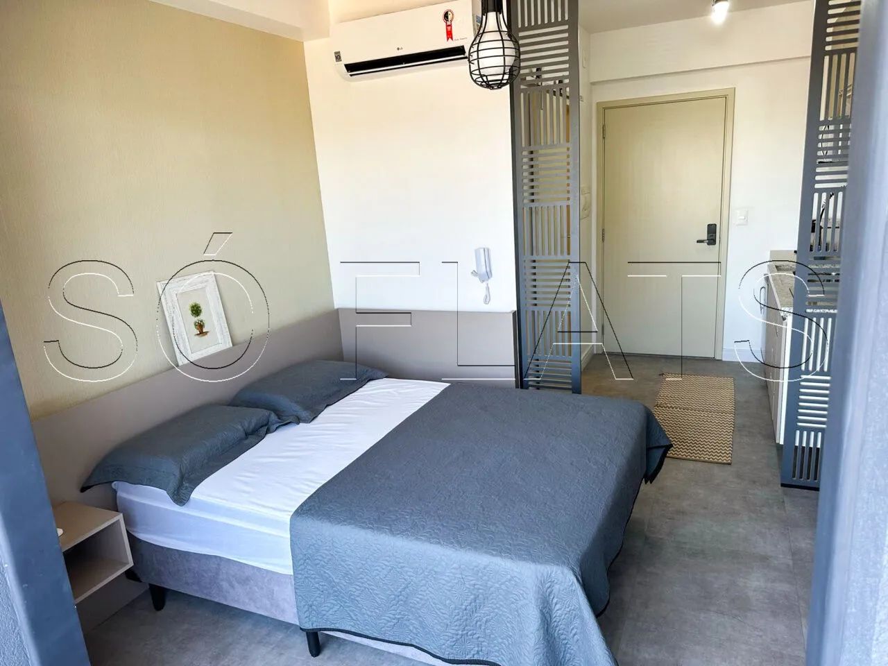 Brooklyn Studios, Studio mobiliado no Brooklin com varanda | Ideal para morar ou investir - Foto 5