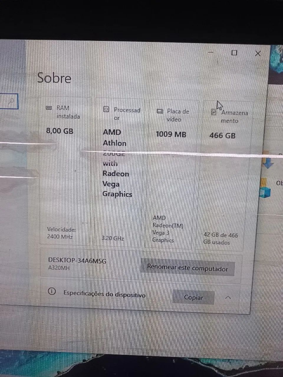 CPU AMD Atlhon GE200-3.2g top DDR-4 ( pix-visa) - Foto 3