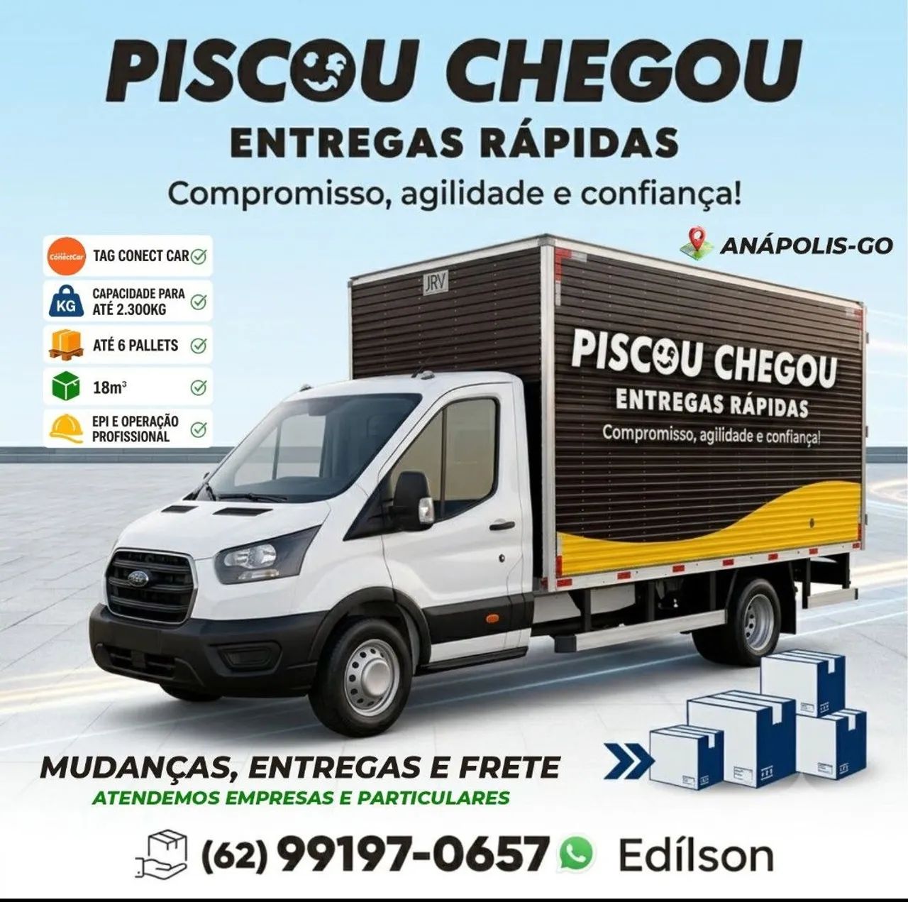 FRETE EM ANÁPOLIS E REGIÃO.