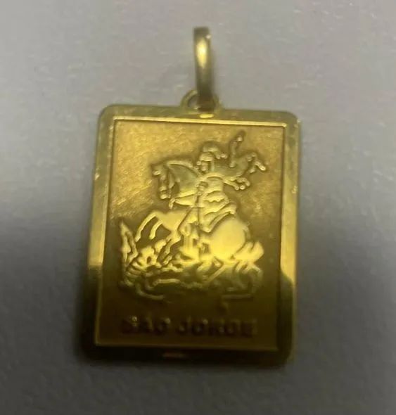 Vendo linda medalha de São Jorge  - Foto 4