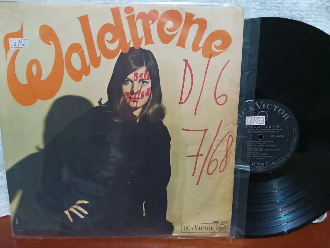 LP vinil Waldirene 1968 garota do Roberto 