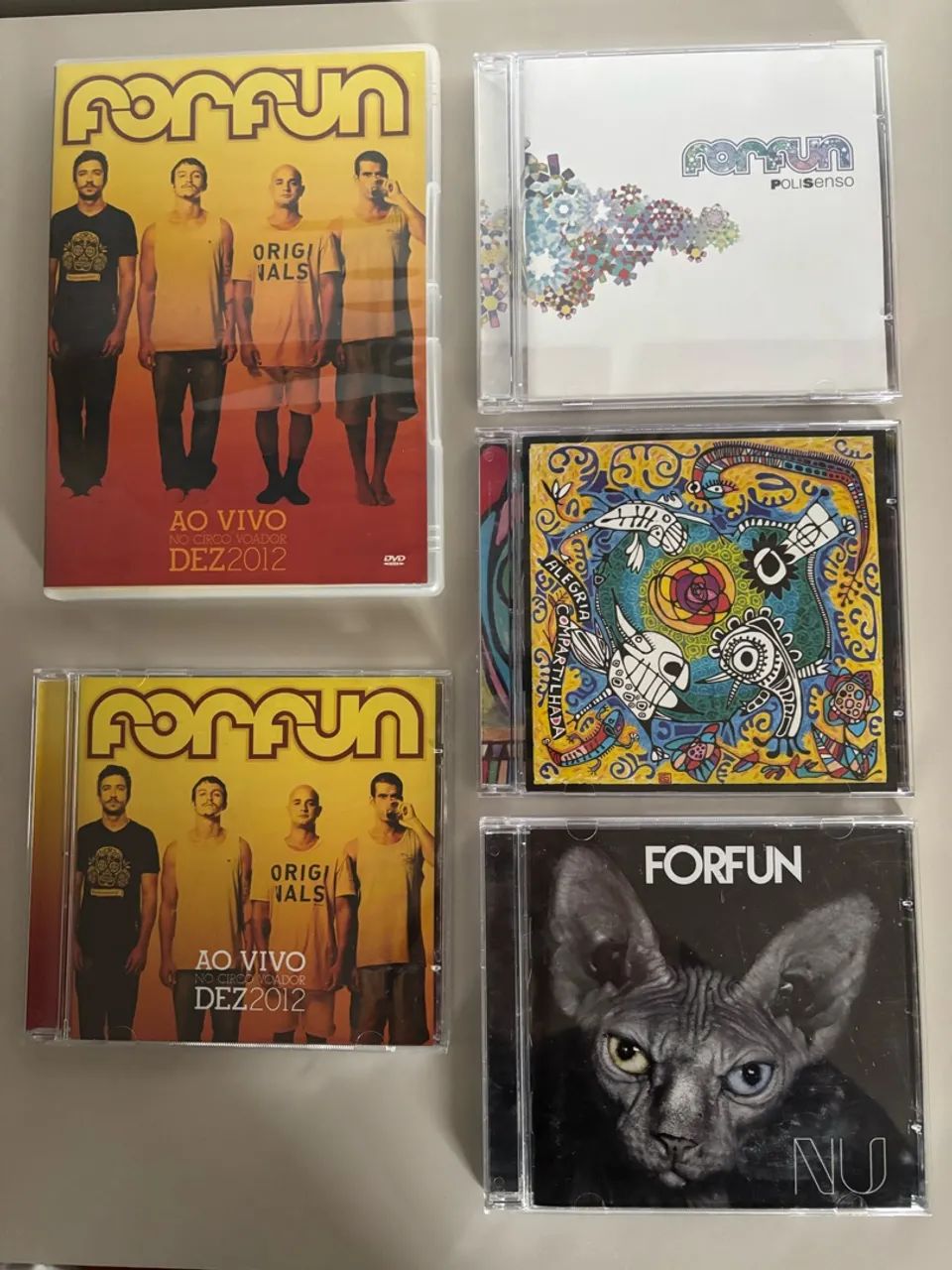 Colecão dvd e cds Forfun