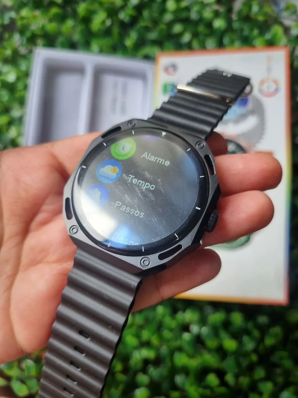 Lançamento Relógio SmartWatch v18 pro hexagonal  - Foto 5