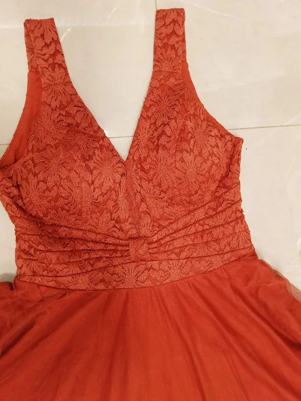 Vestido para madrinha de casamento Marsala - Foto 2