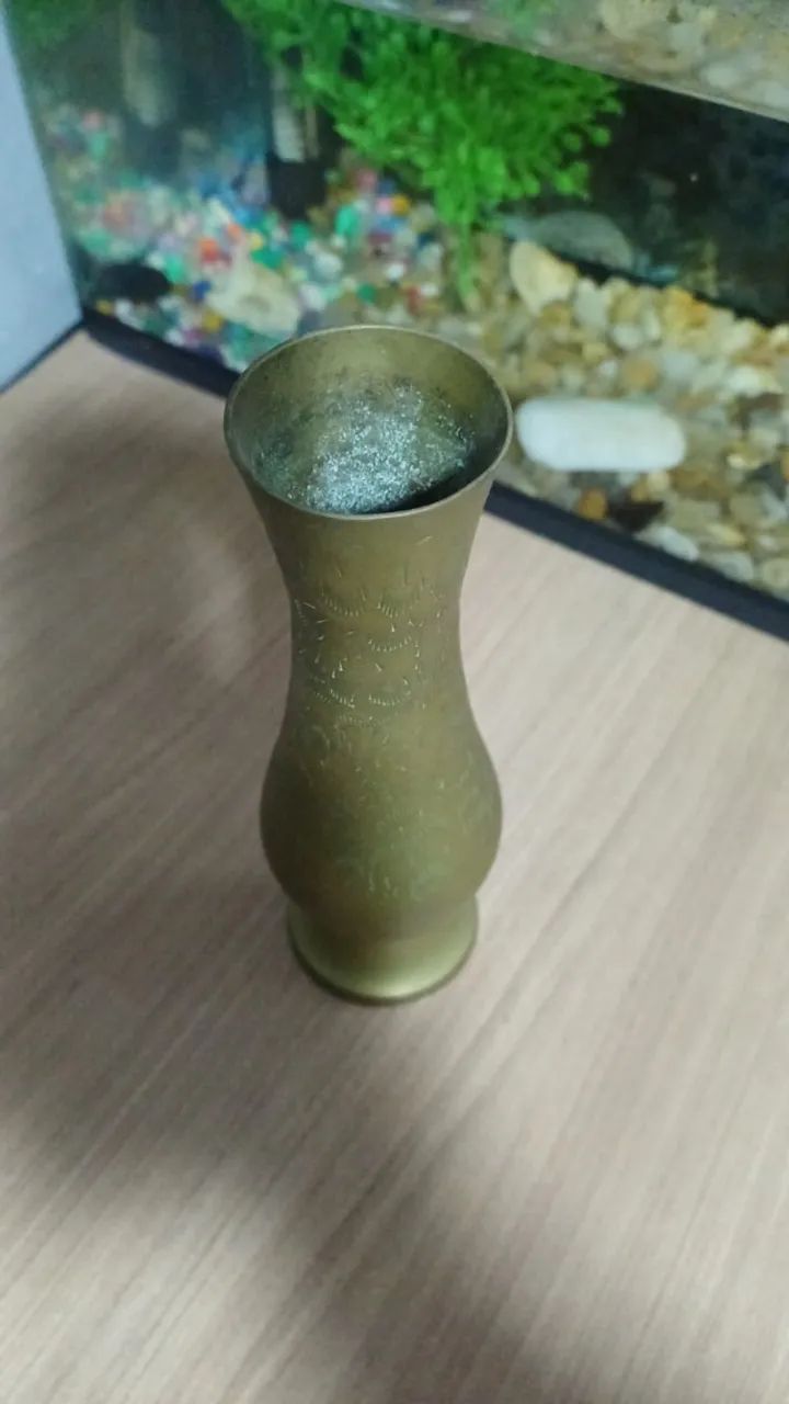Vaso Indiano de latão ou bronze - Foto 2