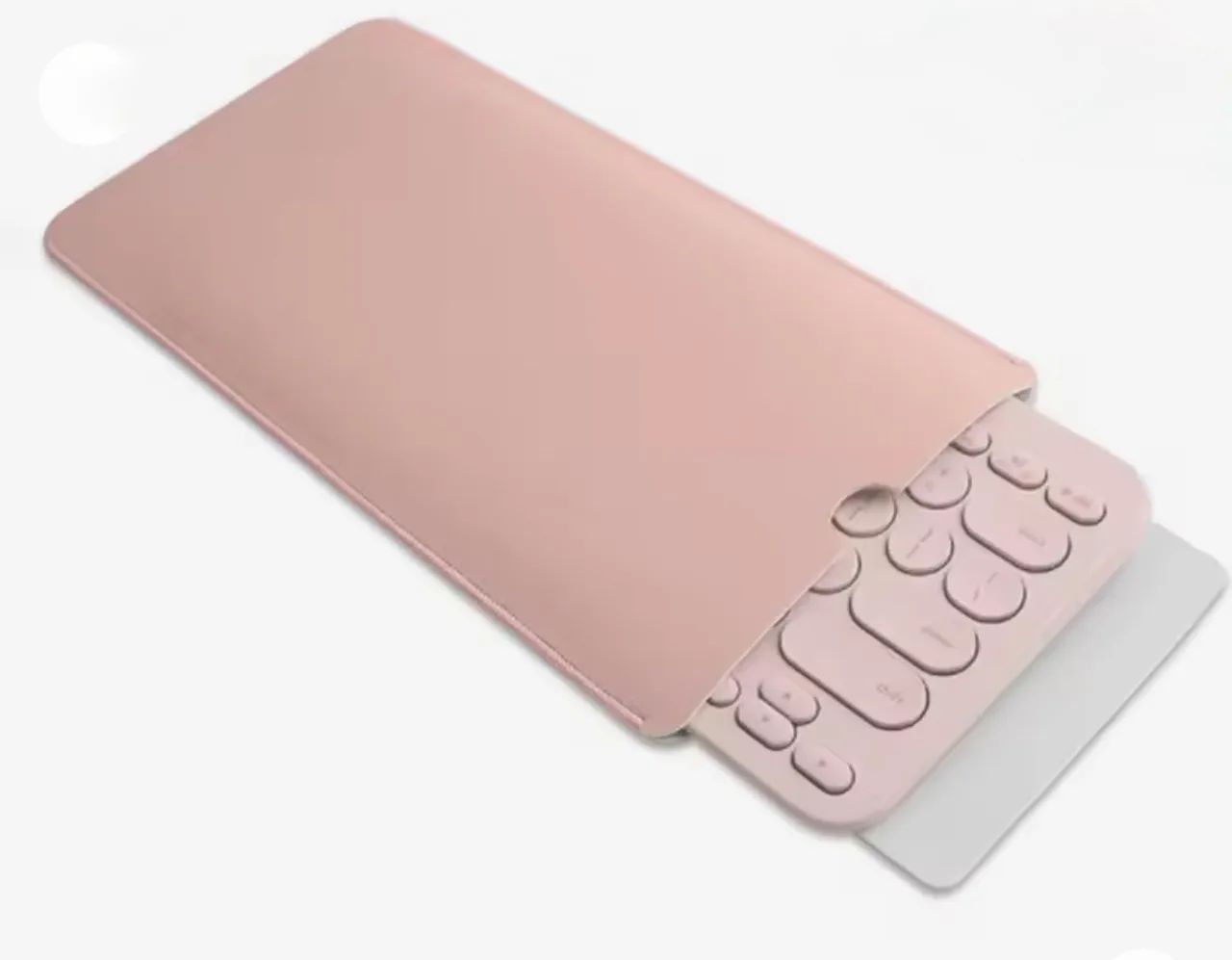 teclado bluetooth k380 logitech rosa  com case -tablet, ipad, mac, notebook - Foto 4