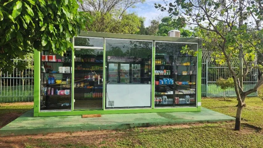 Container Comercial Pronto 12m² - Loja / Mini mercado/ Conveniência