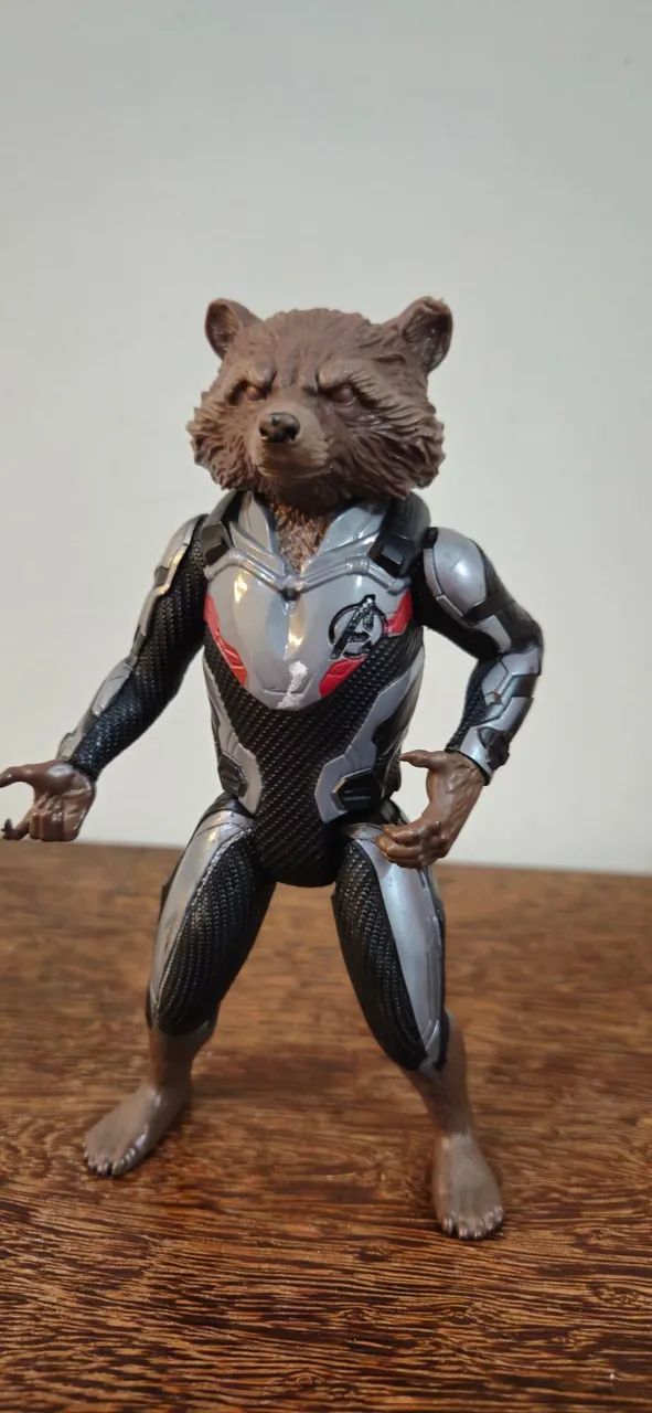 Lote Bonecos Marvel Hasbro - Star Lord E Rocket Raccoon - Foto 2
