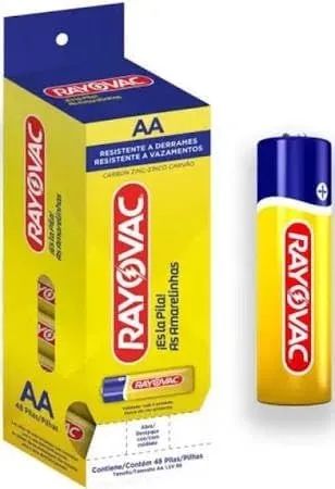 Caixa de pilha AA Rayovac 