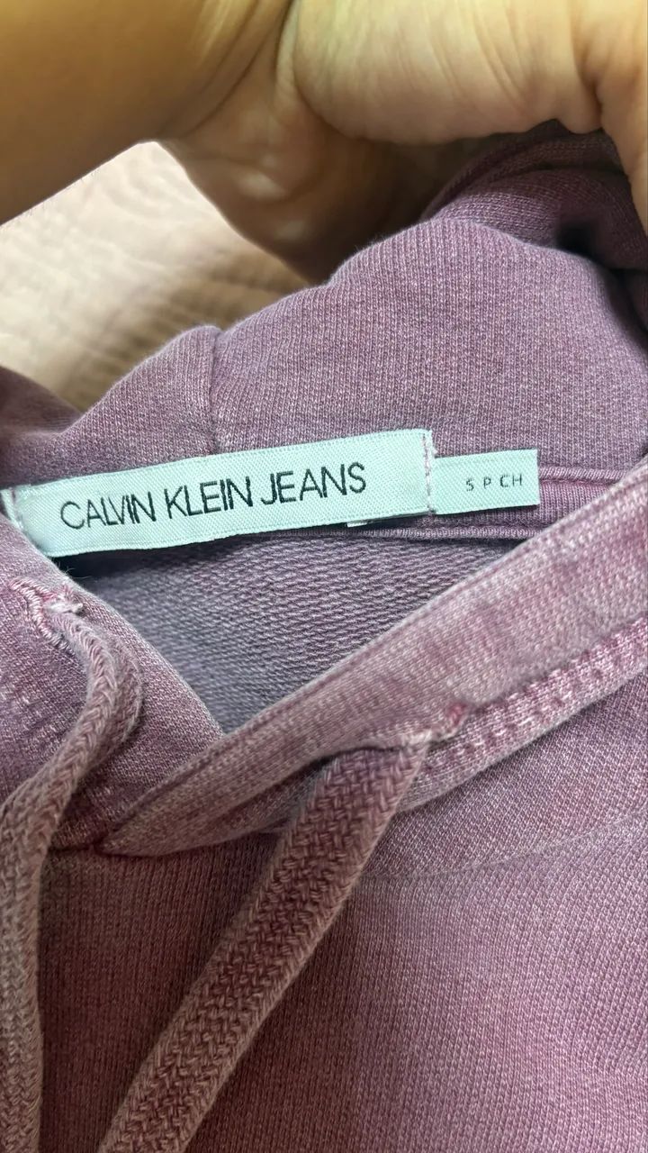 Casaco Calvin Klein destroyed- tam P. Seminovo - Foto 4