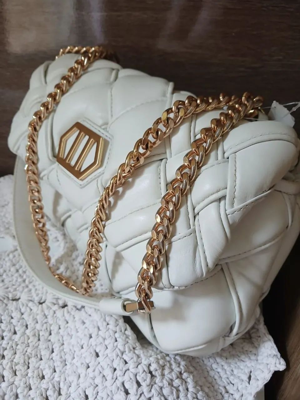 BOLSA ARREZO ORIGINAL COURO MÉDIA  - Foto 3