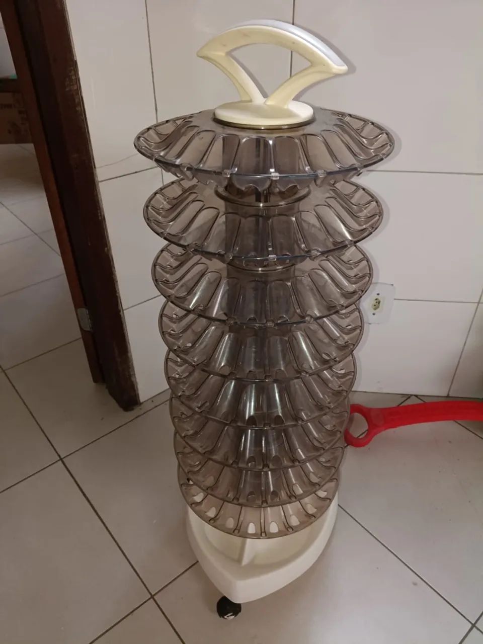 Expositor de esmaltes mais carrinho de manicure 
