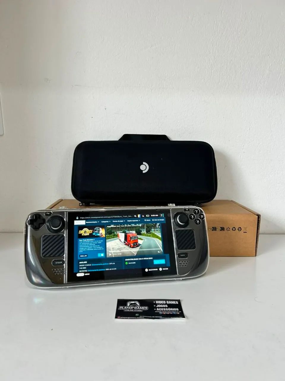 Steam Deck 256GB + 512GB Completo!! (Aceito Cartão) - Consoles de