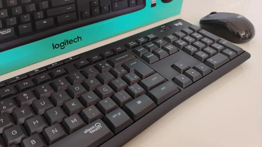 Teclado e Mouse logitech Silent wireless combo Mk295 - Foto 2