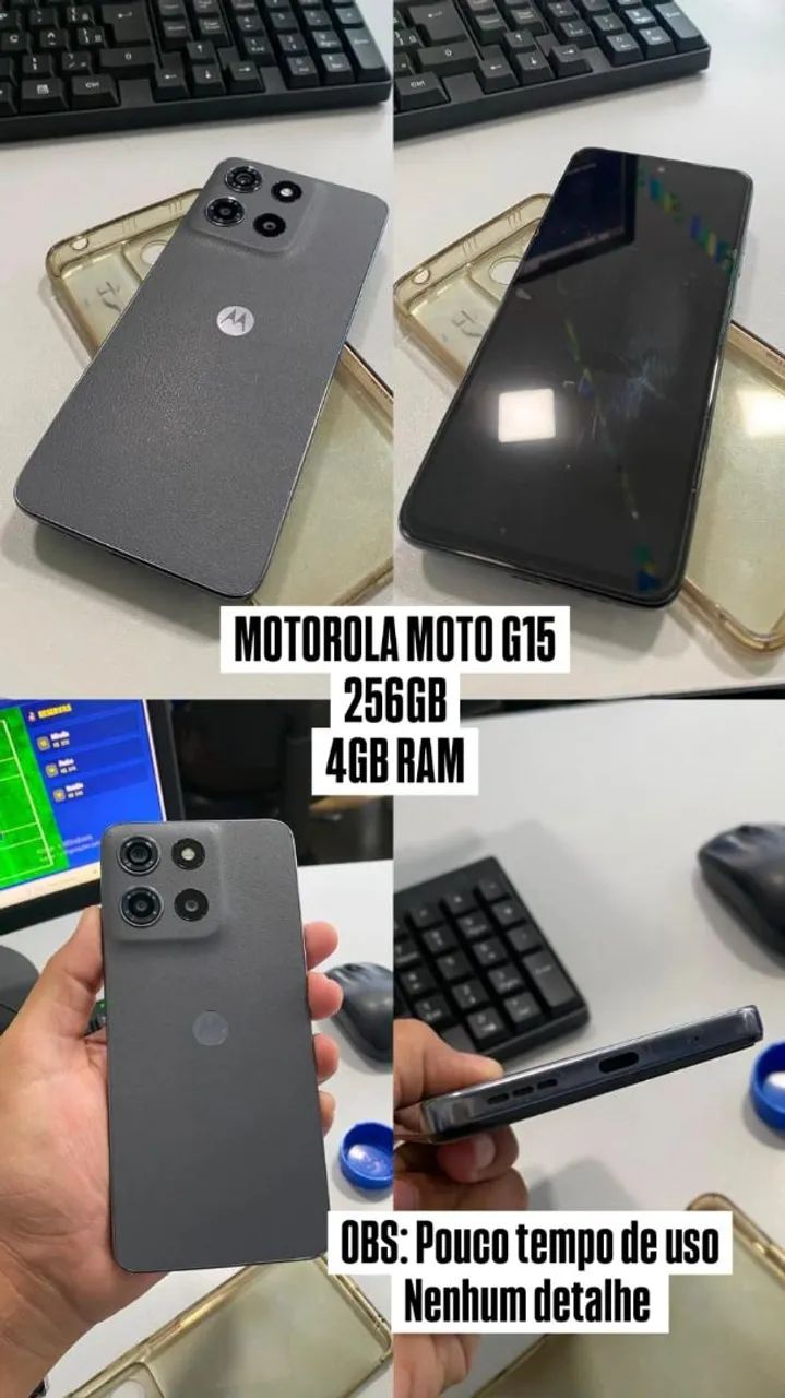 VENDO MOTO G15 SEM MARCAS DE USO - Foto 5