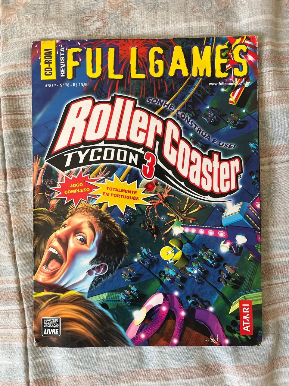 Jogo em CD-ROM RollerCoaster Tycon 3