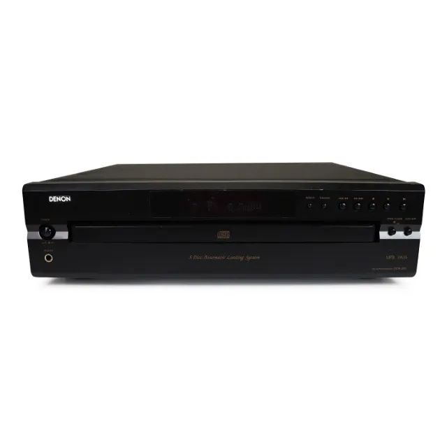 Leitor Reprodutor Cd Player Denon Dcm-290 Carrocel 5 Discos
