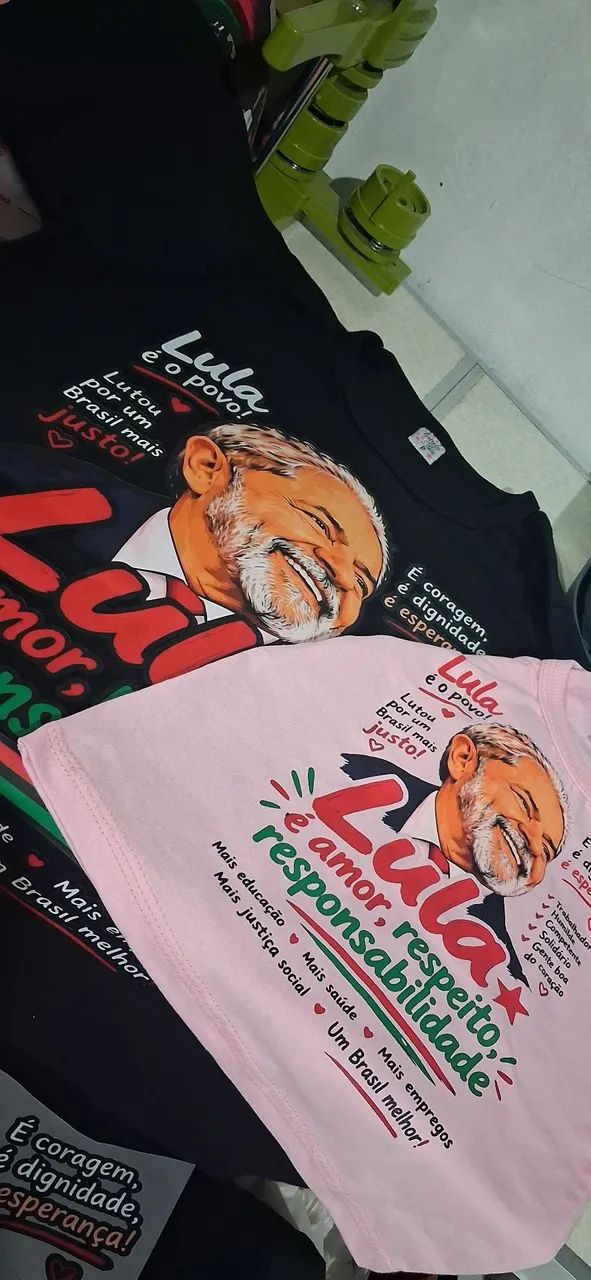 Camisa Lula - Eleições
