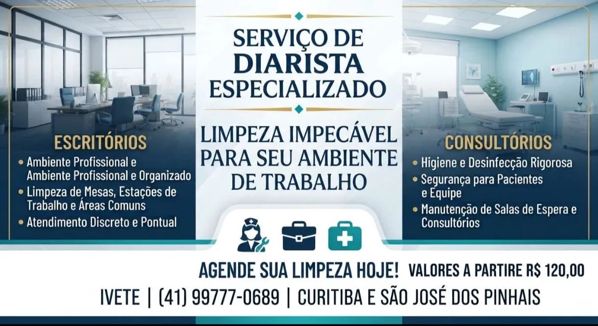 Limpeza em consultórios 