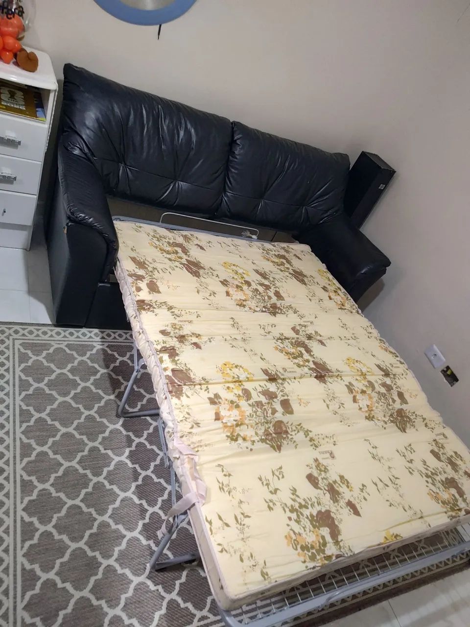 Sofa cama em couro  - Foto 3