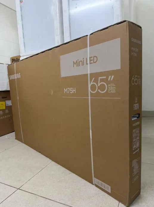 Samsung Smart TV 65 polegadas MiniLED 4K M75H nova - Foto 2