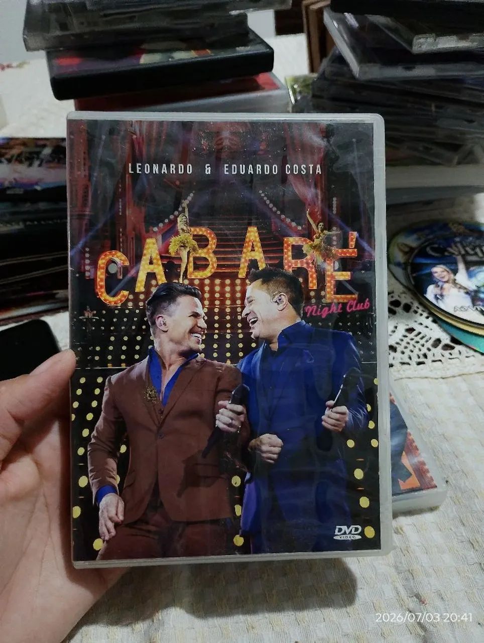 DVD vol1 e 2  Leonardo e Eduardo costa cabaré  - Foto 3
