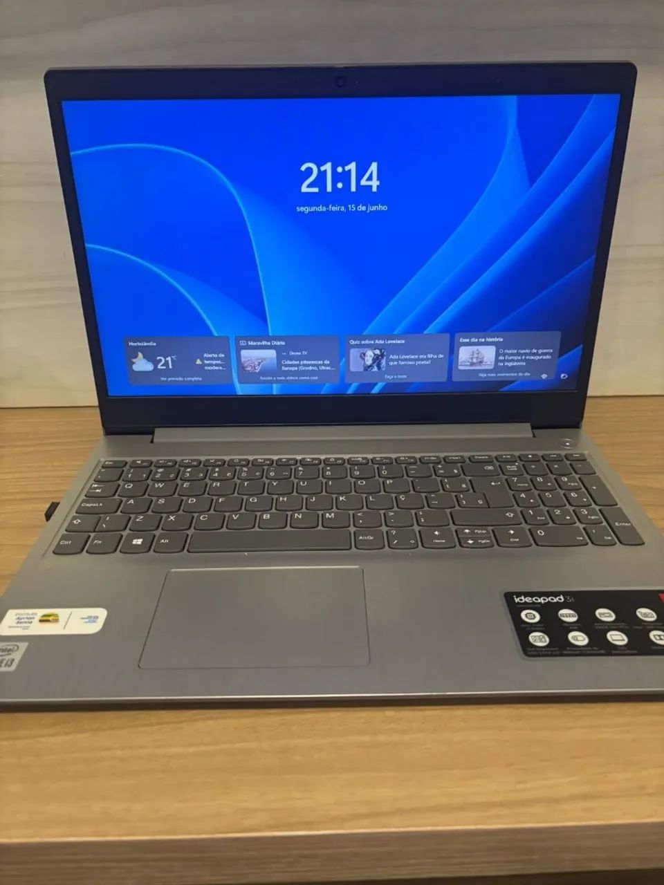 Notebook ideapad i3 (lenovo) 256gb