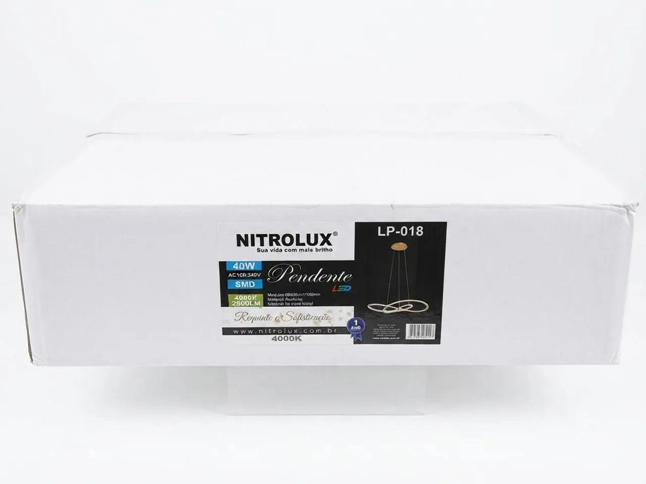 Pendente Led Lp-018 40w 4000k Nitrolux - Foto 4