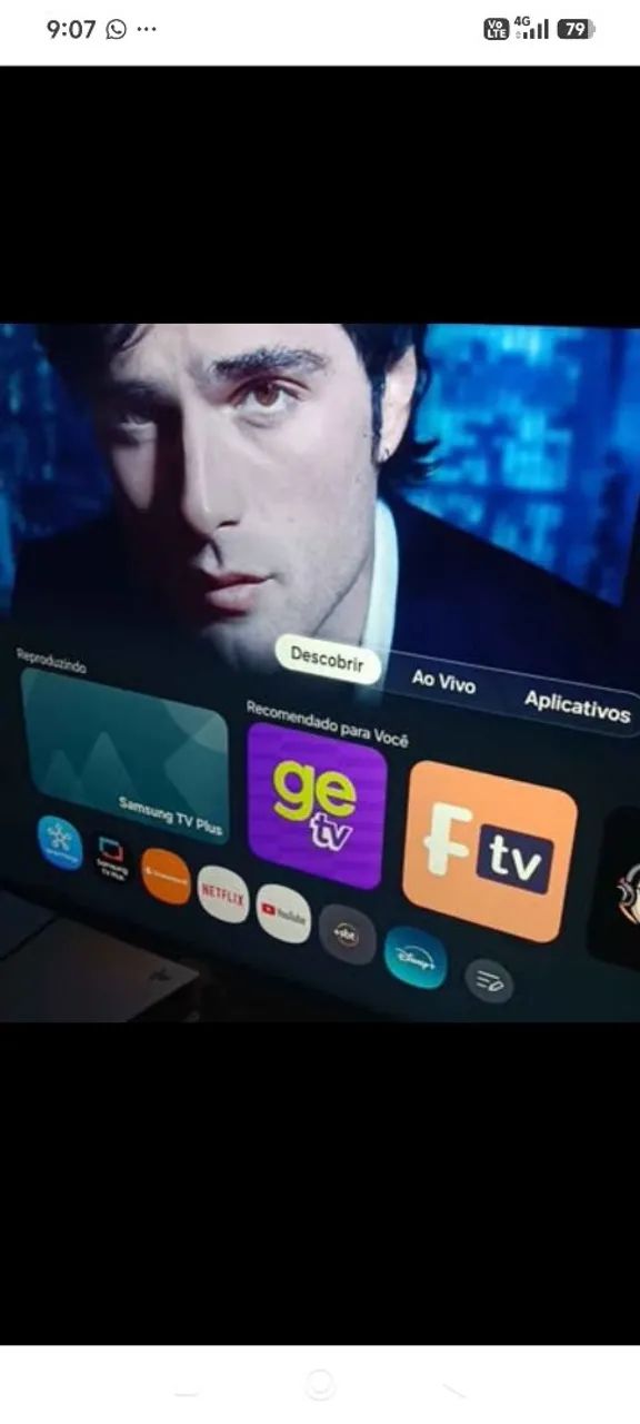 Tv 43 polegadas funcionando perfeitamente 2 anos de uso 1300 sou de goianira  - Foto 2