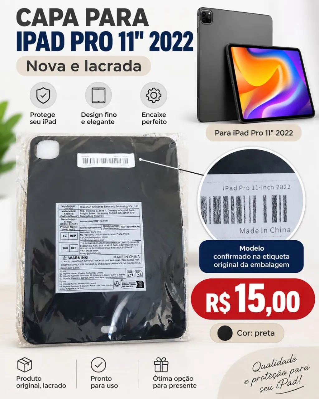 Capa de iPad 