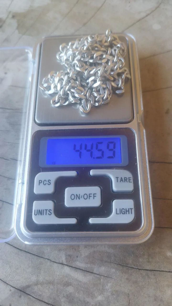 CORDÃO PRATA 925K MACIÇO 44.5 GRAMAS. - Foto 5