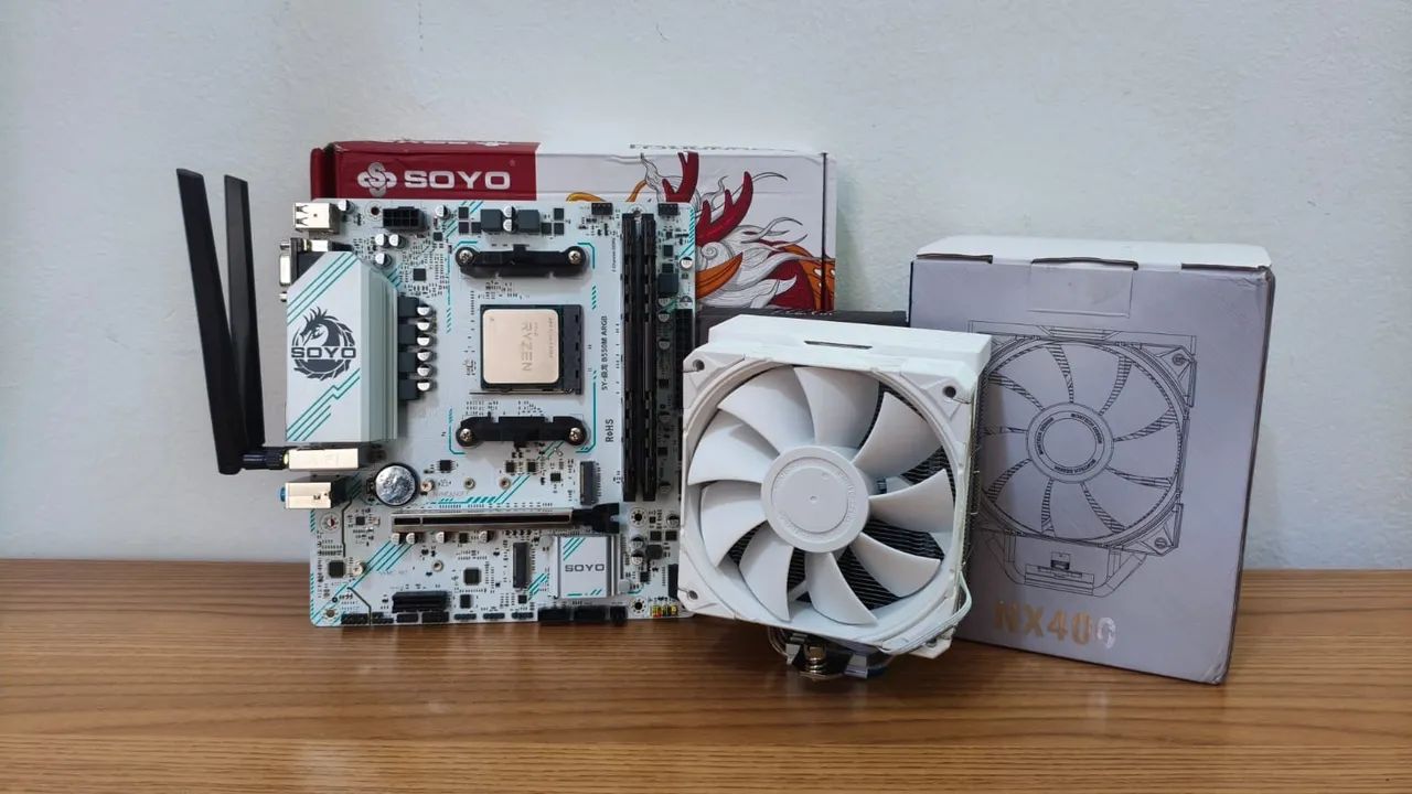 placa mãe B550m argb