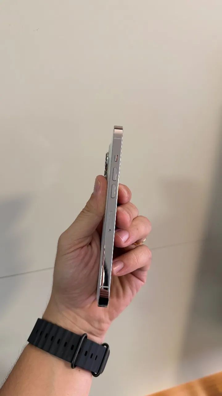 iPhone 13 PRO 256GB Silver, Seminovo sem detalhes, Garantia