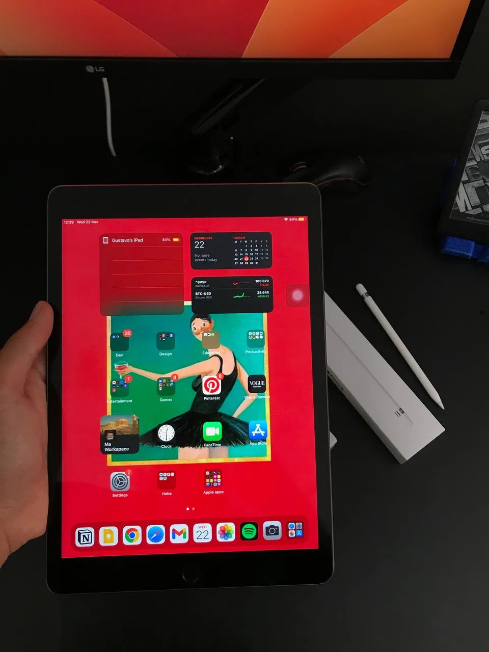 iPad 9 geração 64gb - Capa + Apple Pencil - Foto 3